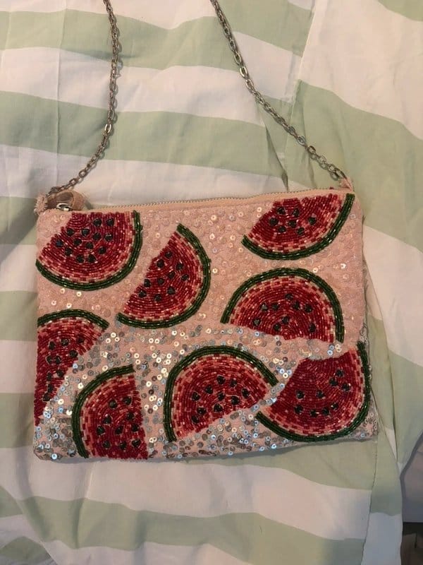 New Look Watermelon sequin bag - 1