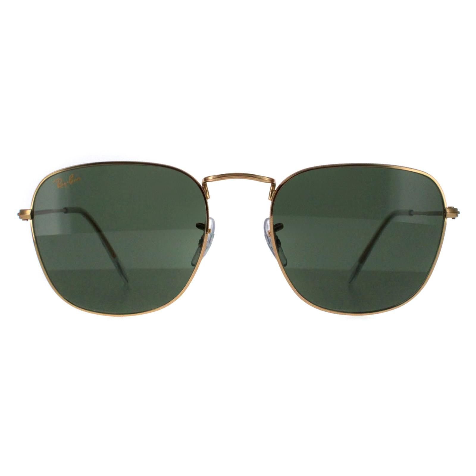 Ray-Ban Ray-Ban Men's Square Gold G-15 Green RB3857 Frank - 1