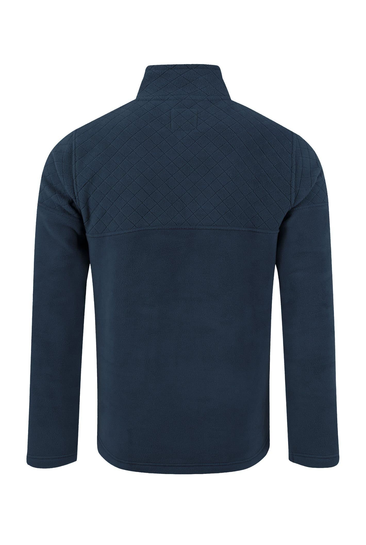 Weird Fish Weird Fish Men's Oakmont 1/4 Zip Textured Fleece in Navy