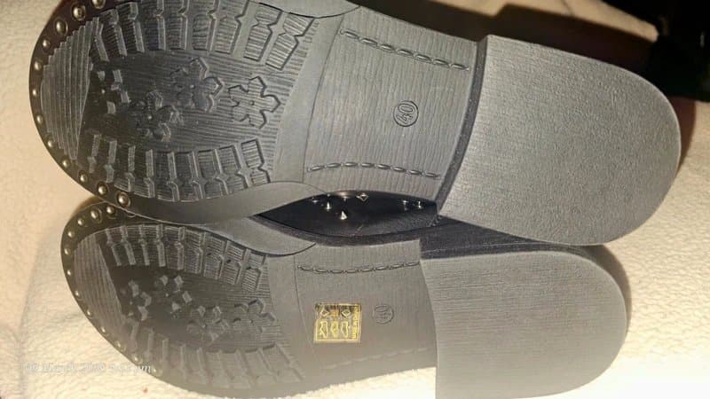 Forever Folie Forever Folie Black Studded Biker Boots - Size 40 (UK 7)