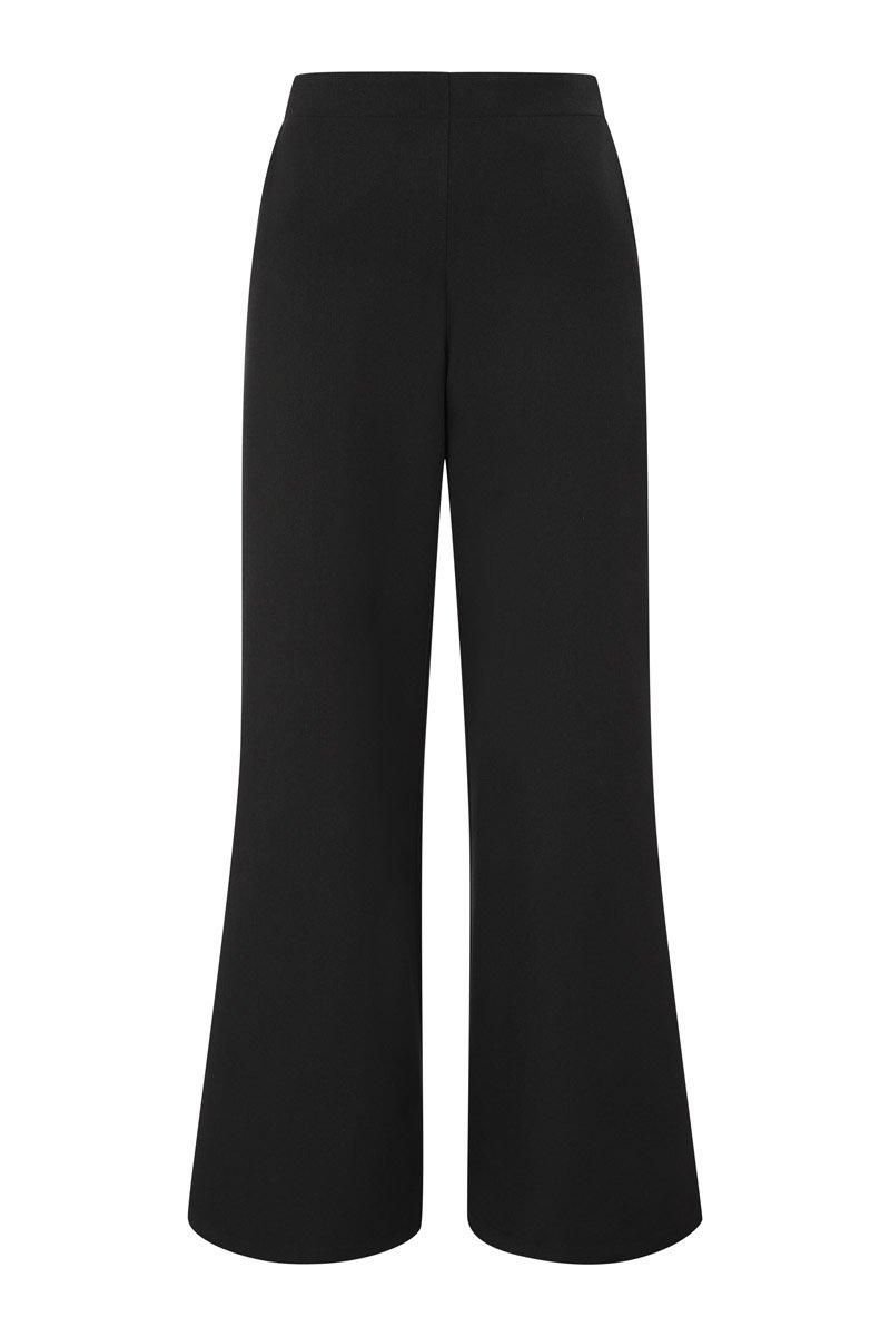 Hot Squash Hot Squash Women's Wideleg Trousers in Black - 4