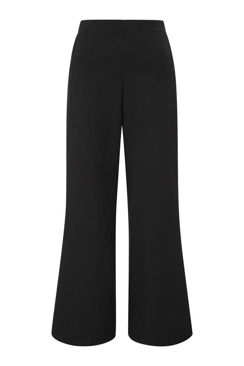 Hot Squash Hot Squash Women's Wideleg Trousers in Black - 4