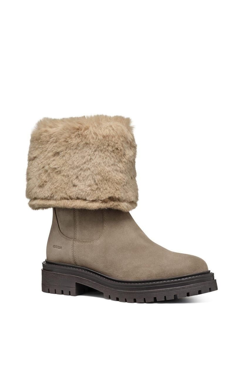 Geox Geox Women's D IRIDEA M BOOTS in Taupe - 1