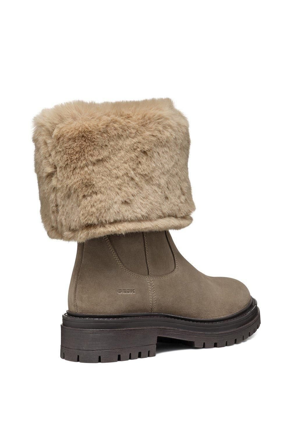 Geox Geox Women's D IRIDEA M BOOTS in Taupe - 2