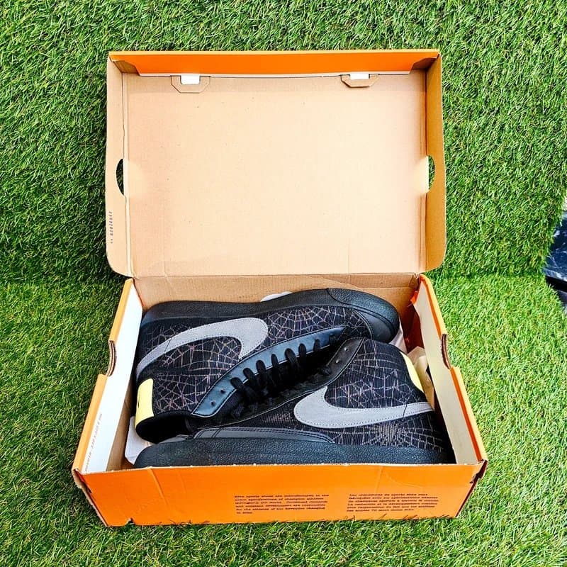 Nike Nike Blazer Mid 77 🌟 Halloween Spider Web Black White Leather BNIB Retro