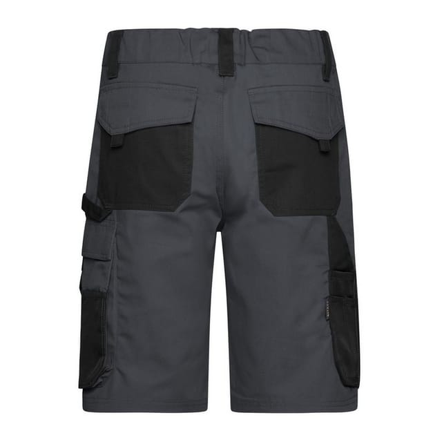James and Nicholson James and Nicholson Men's Strong Cargo Shorts in Mid Grey - 2