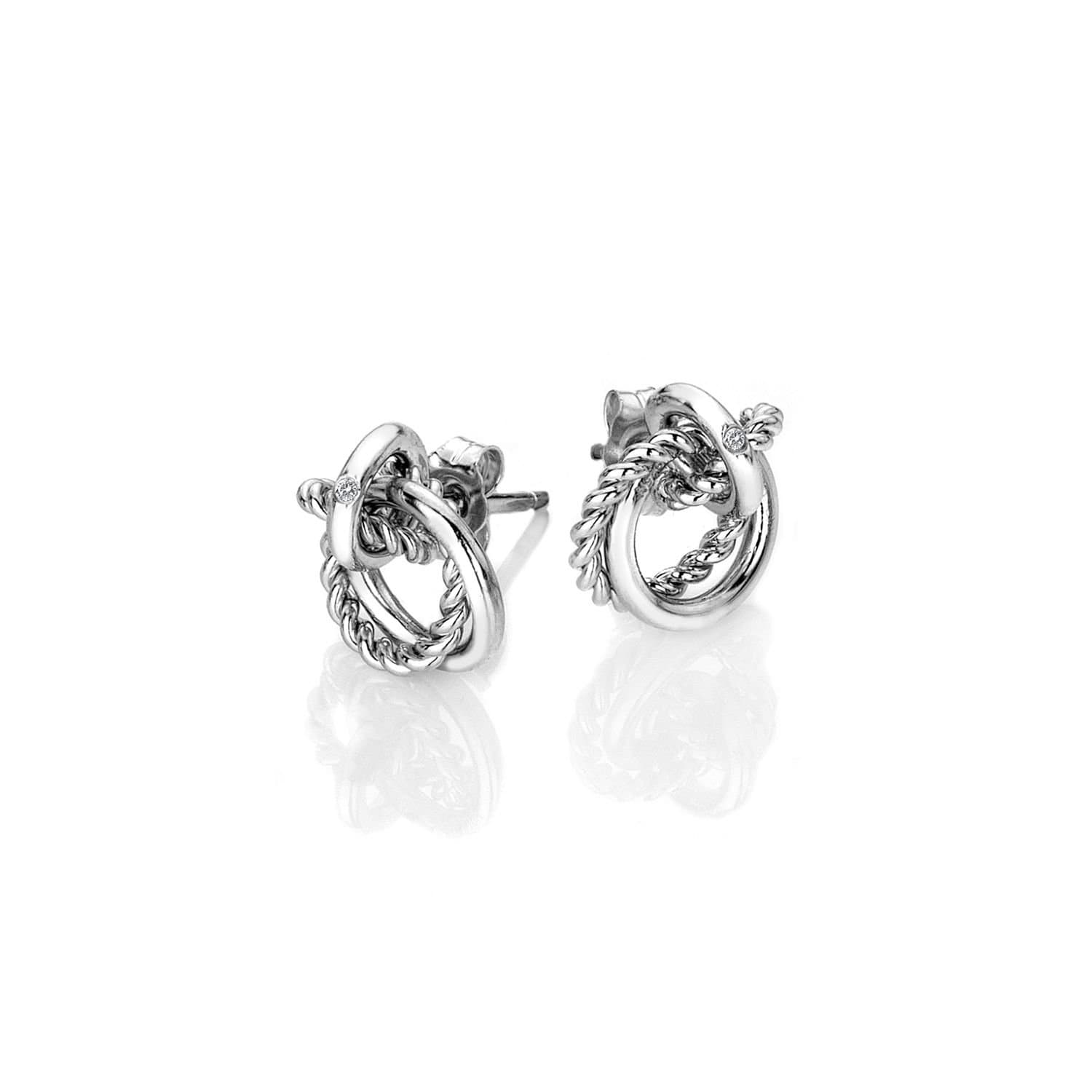 Hot Diamonds Hot Diamonds Women's Unity Circle Earrings in Silver