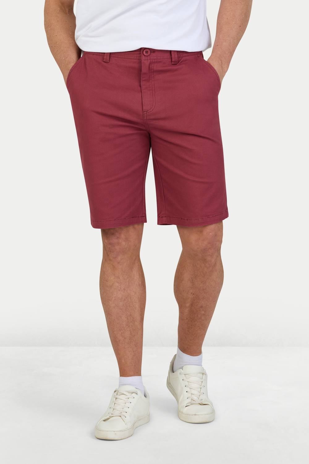 raging bull Raging Bull Men's Classic Chino Short in Dark Red - 2