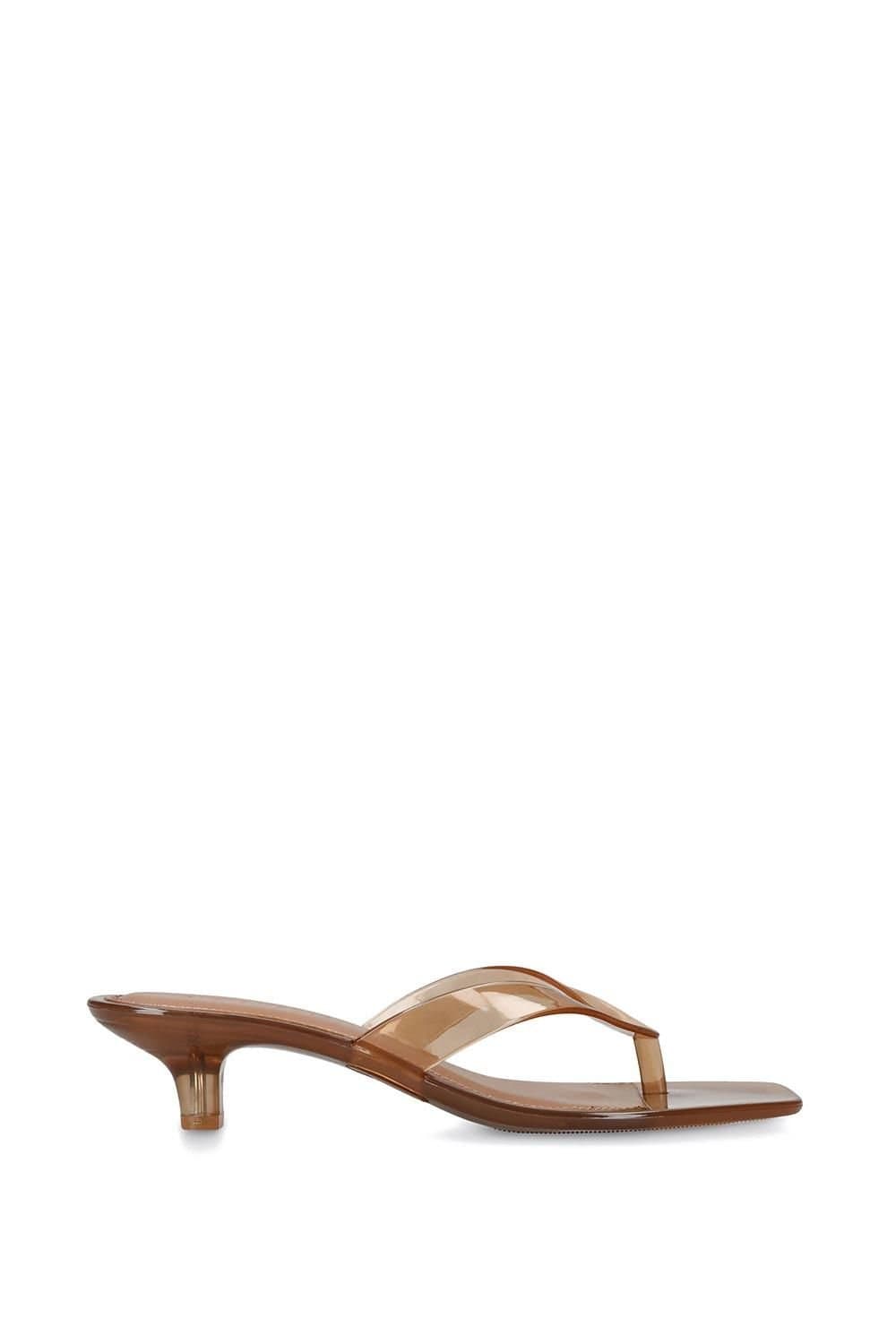 Steve Madden Steve Madden Tan PVC Sandals for Women