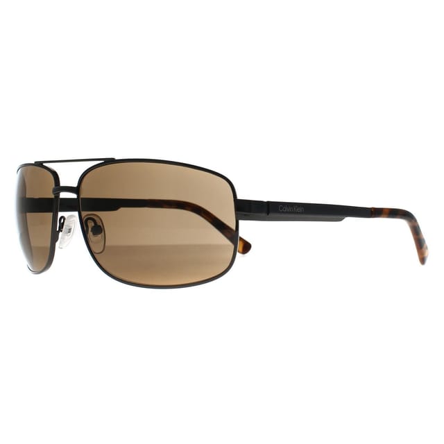Calvin Klein CALVIN KLEIN Men's Rectangle Ruthenium Brown CK22123S in Grey - 2