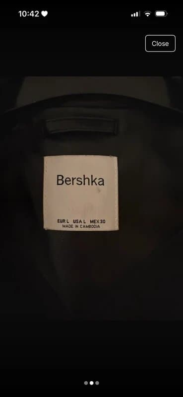 Bershka Bershka Leather Blazer/ Jacket