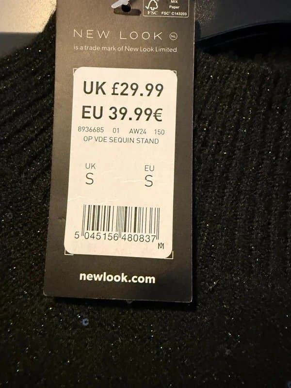 New Look New Look embellished black jumper