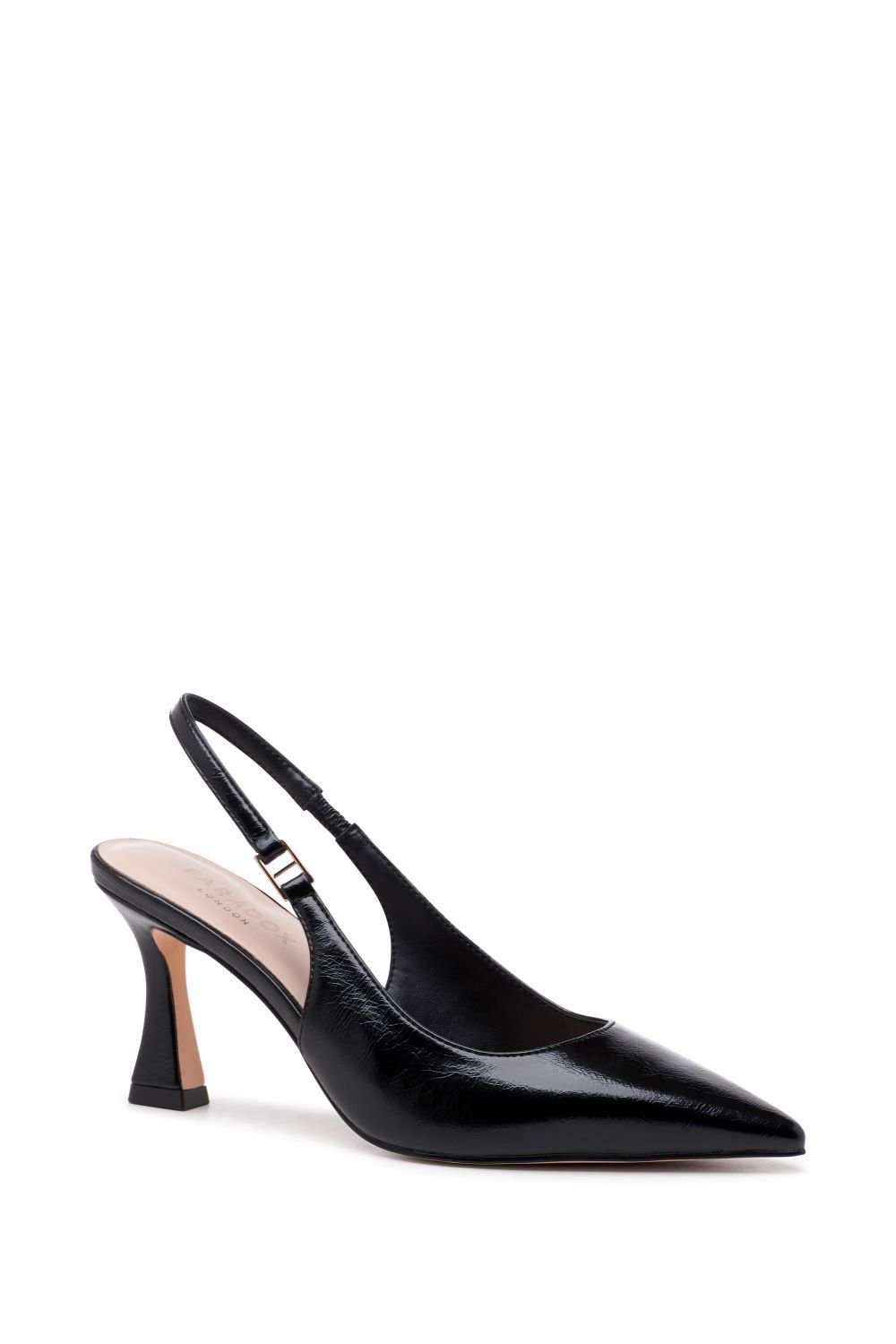 Paradox London Paradox London Women's 'Chantelle' High Heel Sling Back Court Shoes in Black - 2