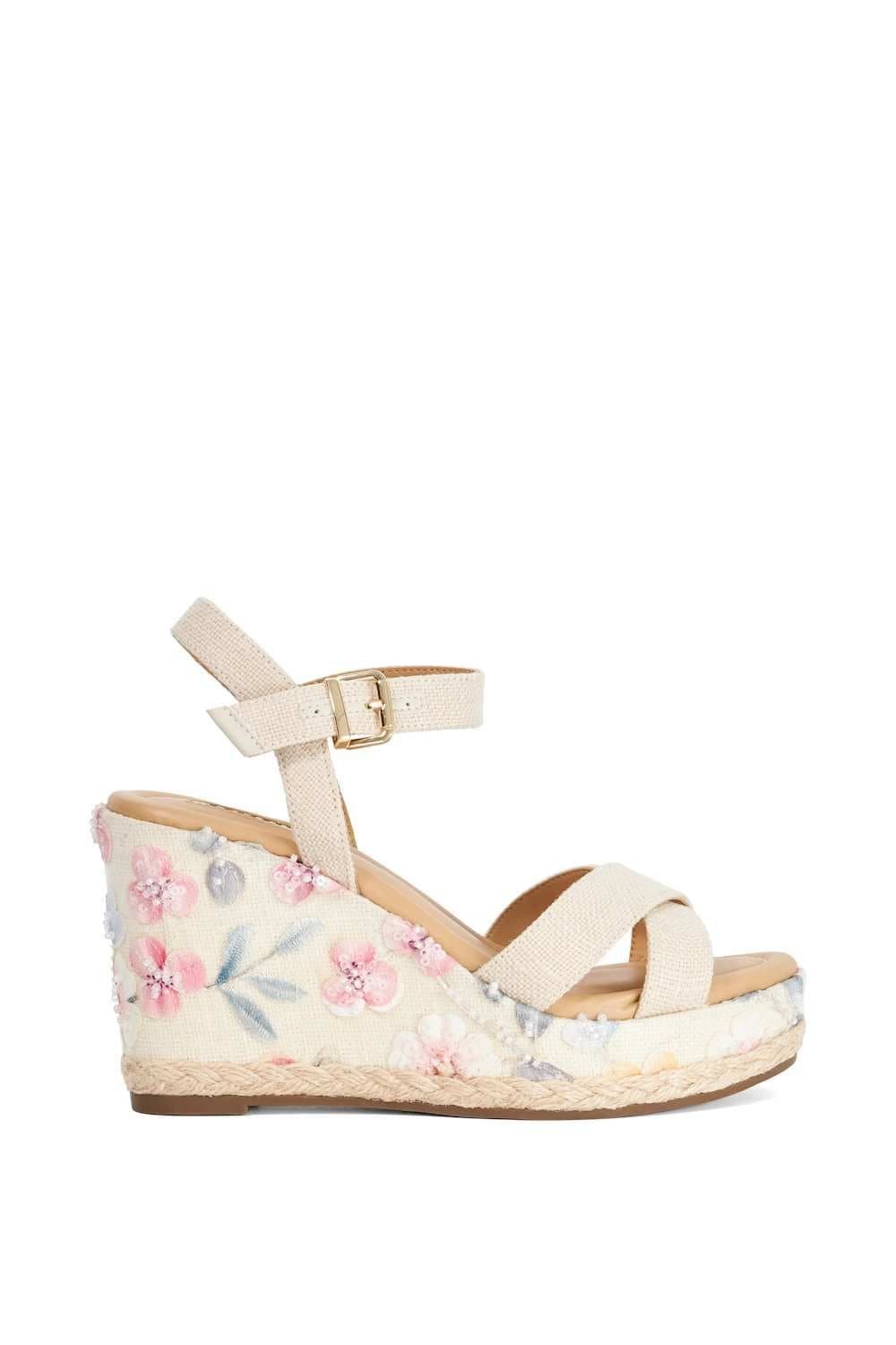 Dune London Dune London Women's 'Kalmiah' Wedges in Natural