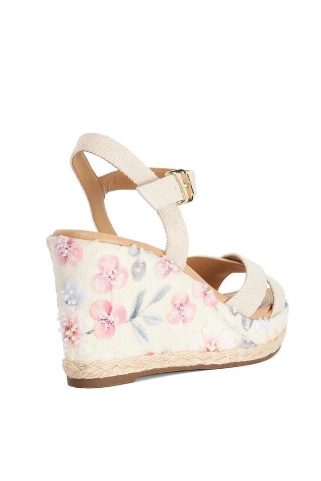 Dune London Dune London Women's 'Kalmiah' Wedges in Natural - 3
