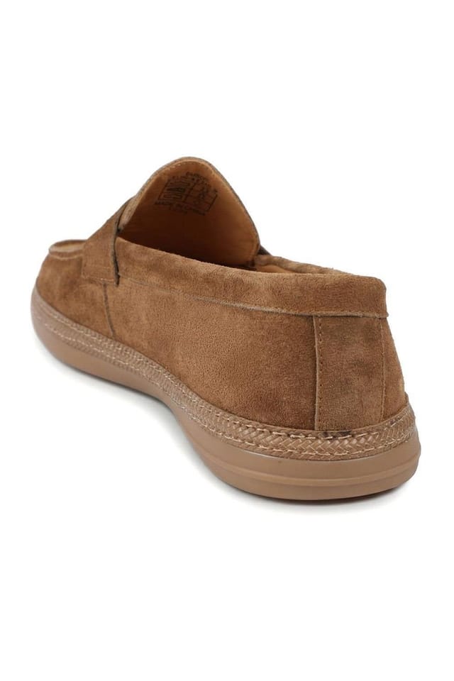 Jones Bootmaker Jones Bootmaker Men's Roderic Leather Penny Loafers in Tan - 3