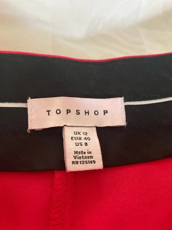 Topshop Hot pink trousers