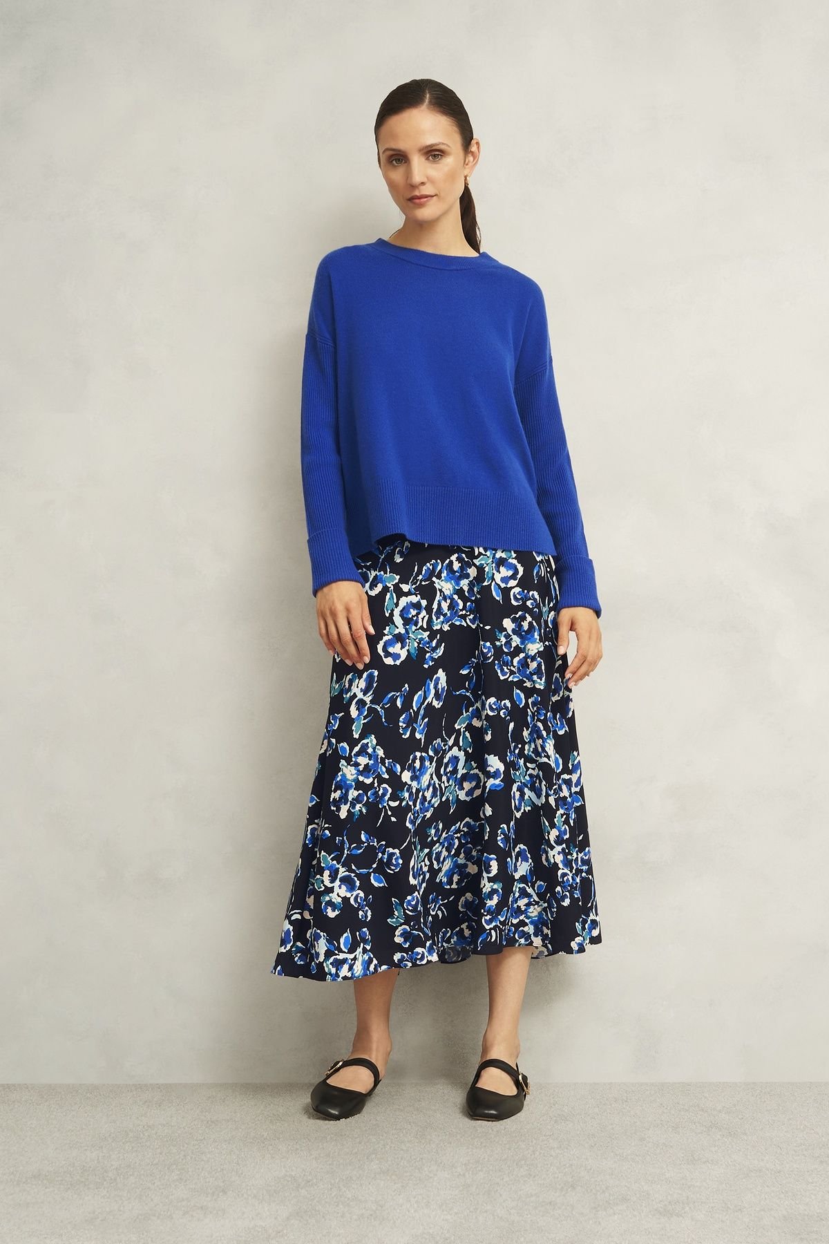 Hobbs London Hobbs London Women's Darla Jumper in Cobalt - 3