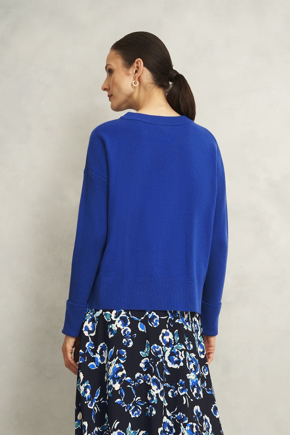 Hobbs London Hobbs London Women's Darla Jumper in Cobalt - 4