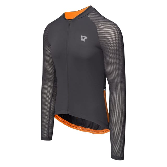 Radvik Radvik Men's Thialfi Long-Sleeved Jersey in Mid Grey - 3