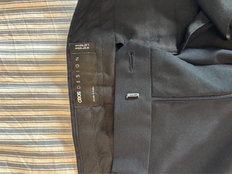 ASOS Design Navy suit trousers size w33L32