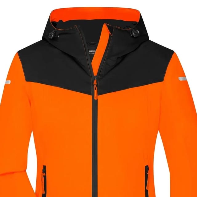 James and Nicholson James and Nicholson Women's All Weather Jacket in Orange - 2
