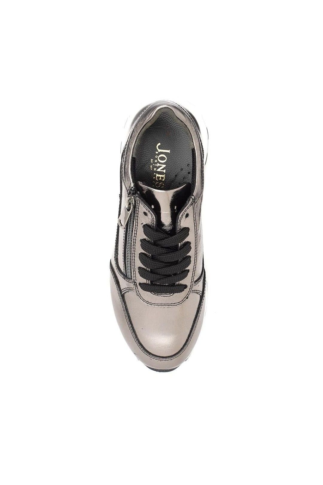 Jones Bootmaker Jones Bootmaker Women's Bertina Lace-Up Trainers in Metallics - 4
