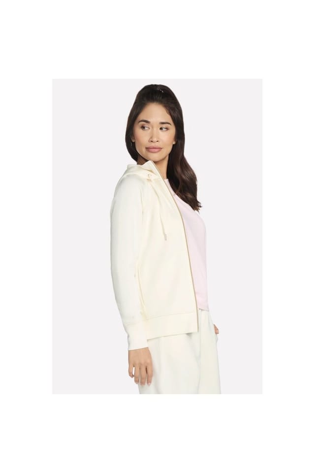 Skechers Skechers Women's Skechluxe Elevate Hooded Jacket in Off-White - 3