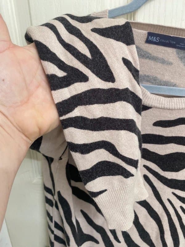 M&S Collection M&S Animal Print Jumper -Size 14-