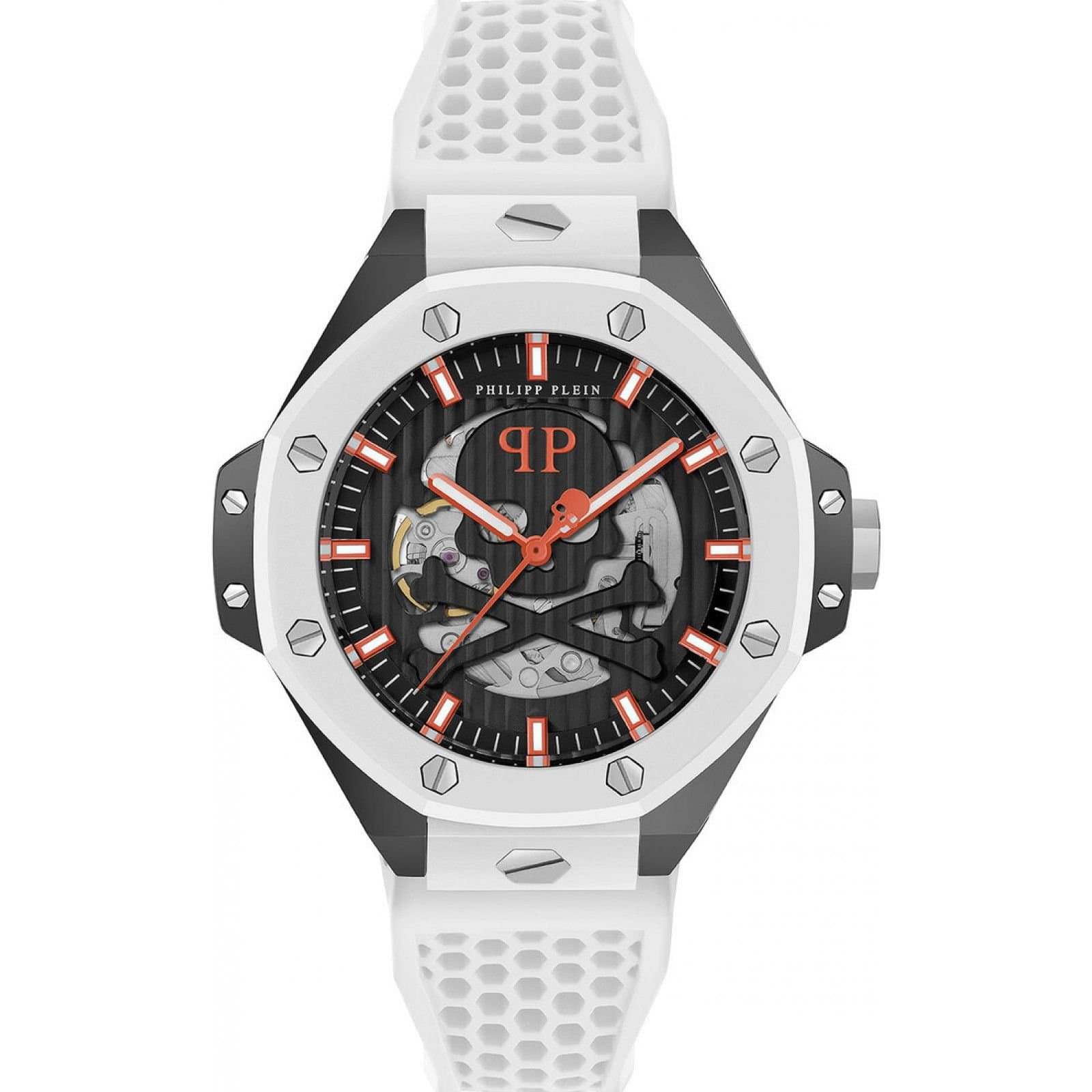 Philipp Plein Philipp Plein Men's PWPFA0724 46mm Automatic Watch in White
