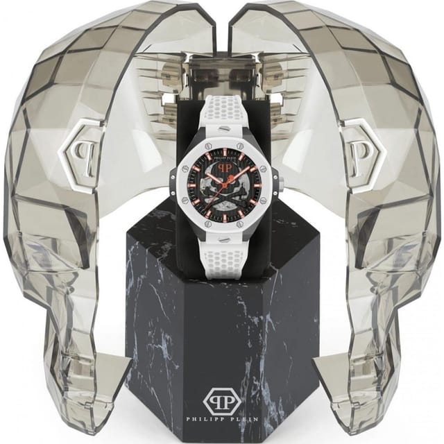 Philipp Plein Philipp Plein Men's PWPFA0724 46mm Automatic Watch in White - 3