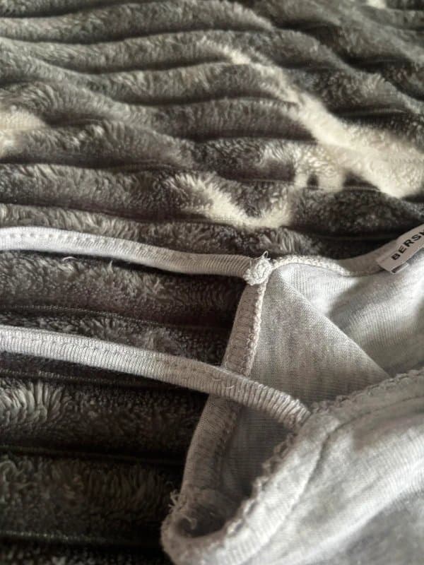 Bershka light grey bershka tank top