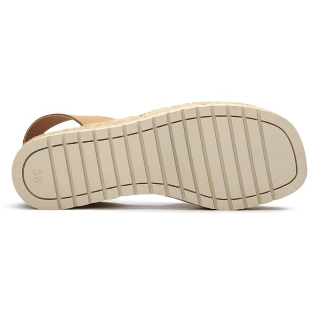 V.GAN V.GAN Women's Vegan Dragon Espadrille Sandals in Taupe - 3