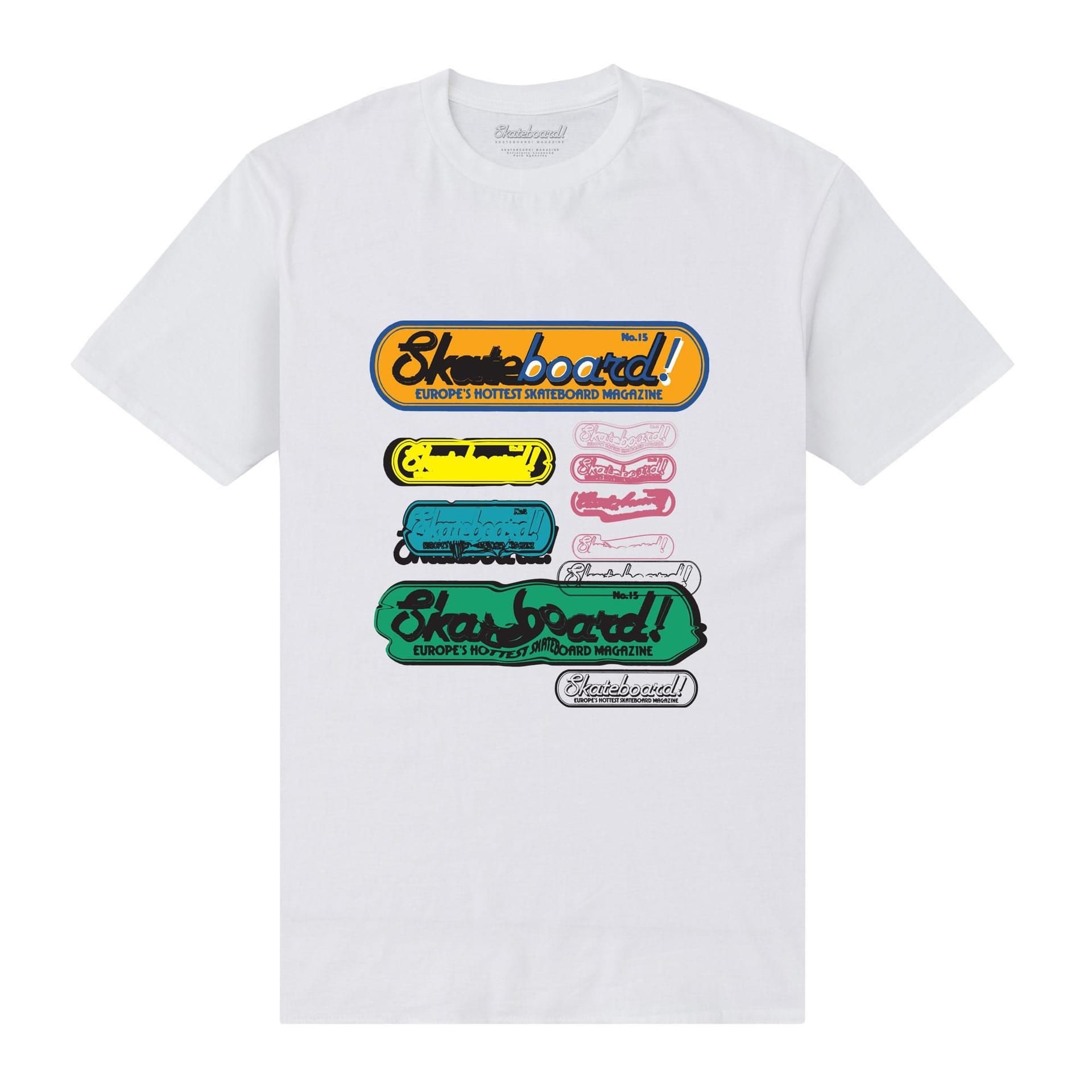 Skateboard! Men's Magazine More Static T-Shirt in White