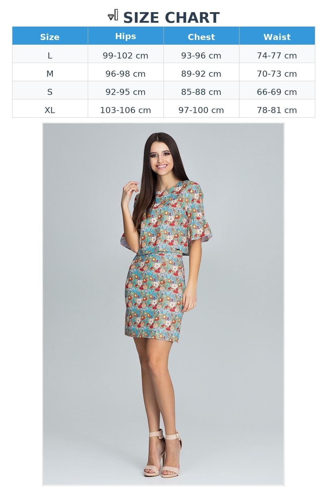 Love Lace Love Lace Women's Elegant Floral Blouse & Skirt Set - 4