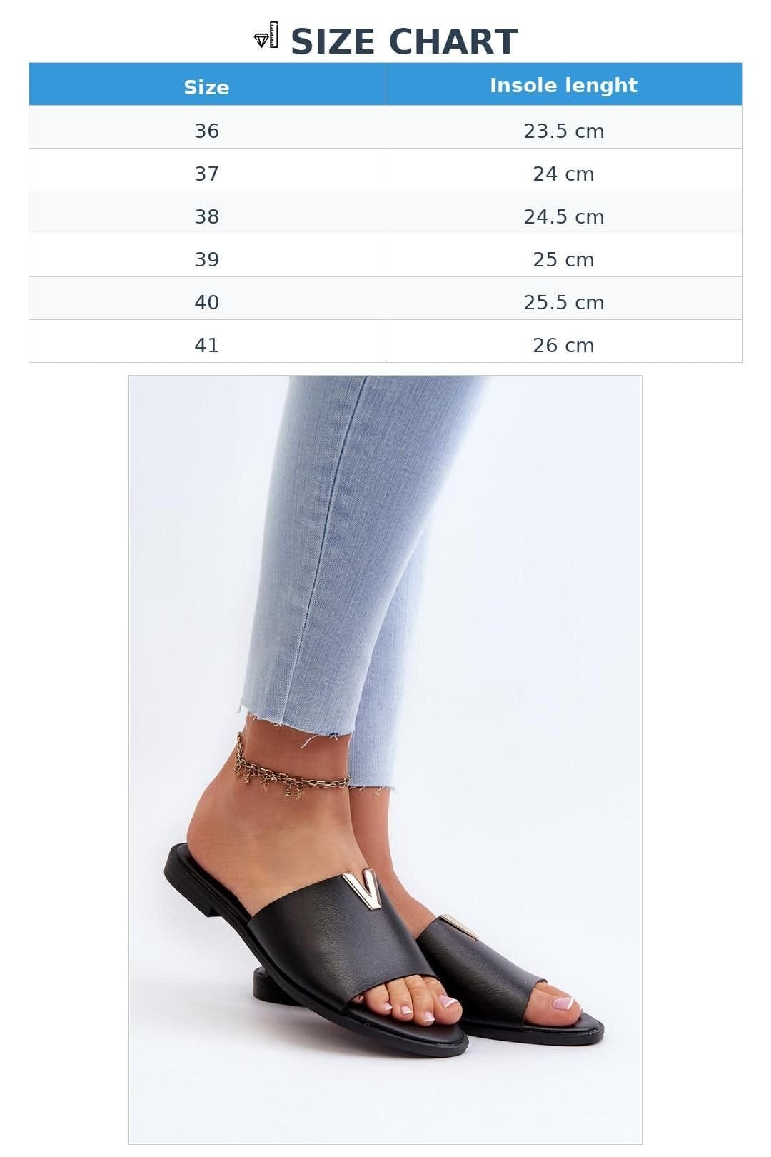 Love Lace Love Lace Women's Ecological Flip Flops with Gold Flat Heel Summer in Black - 4