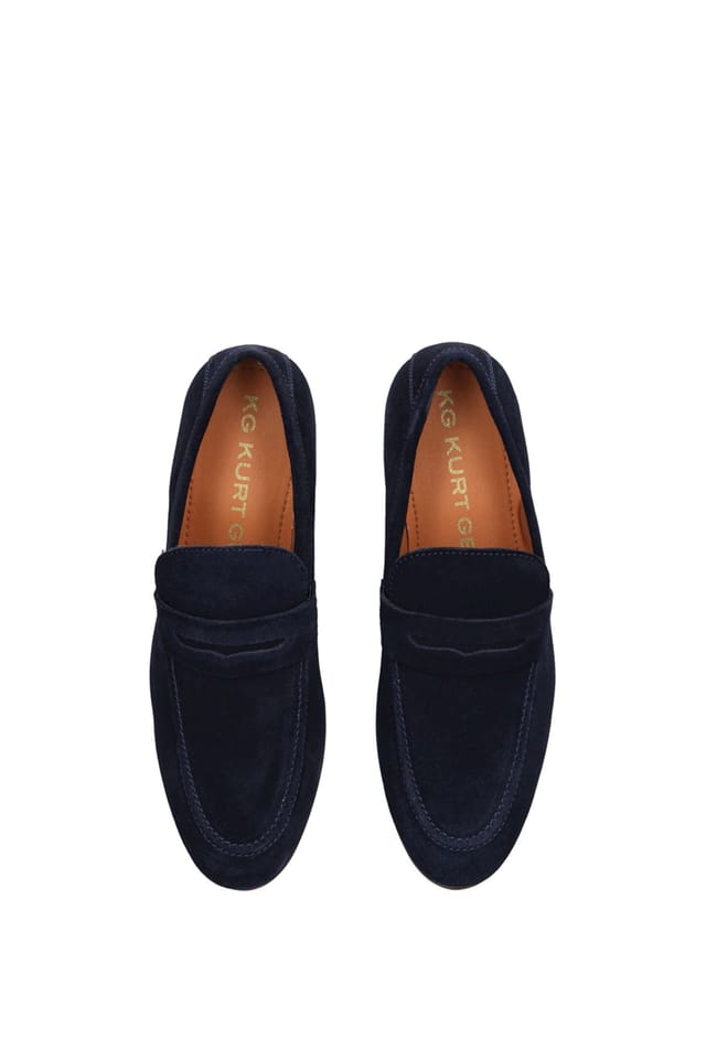 KG Kurt Geiger KG Kurt Geiger Men's 'Freddy' Suede Shoes in Navy - 2