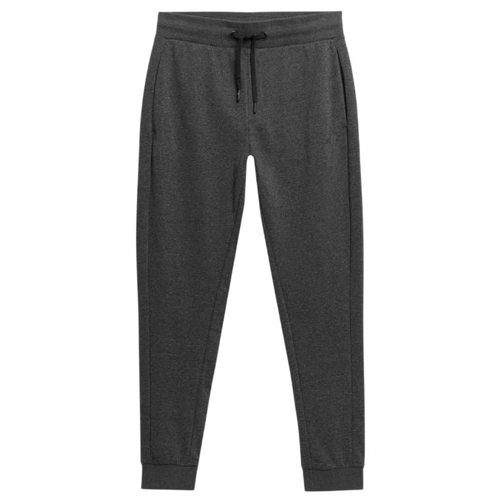 4F 4F Men's Logo Jogging Bottoms in Mid Grey