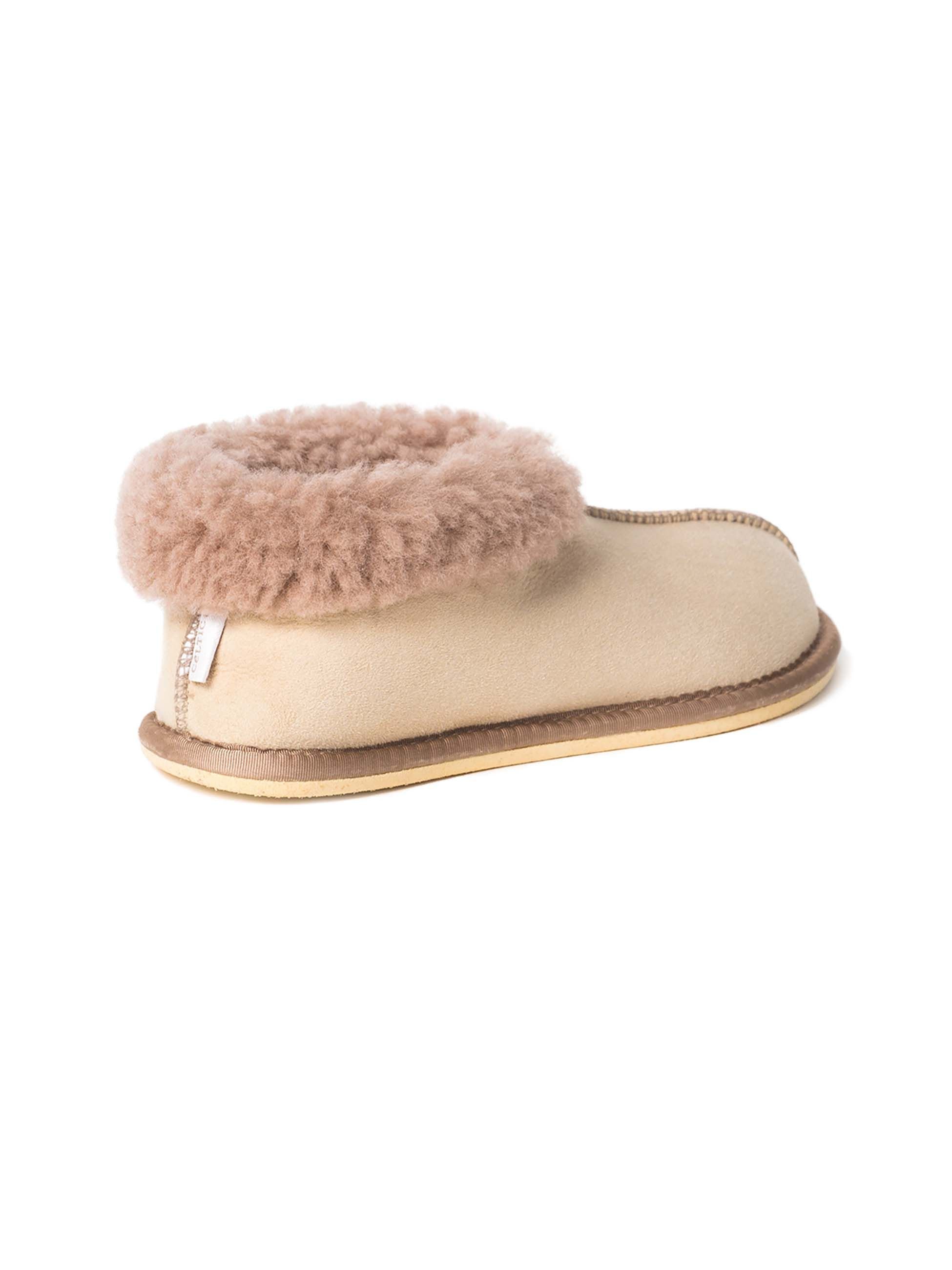 Celtic & Co Celtic & Co Women's ' Shearling Bootee Slippers in Cream - 2