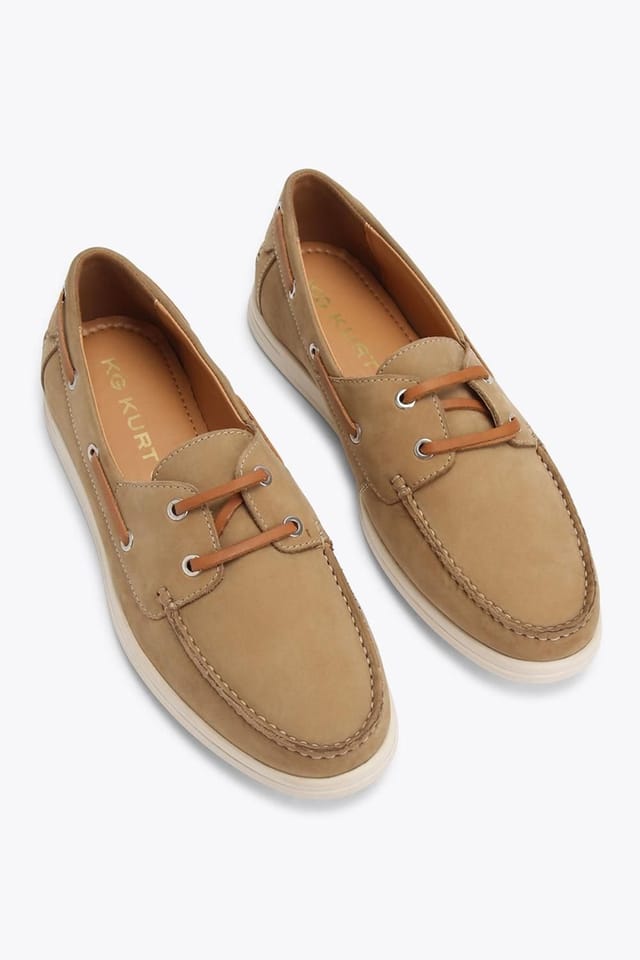 KG Kurt Geiger KG Kurt Geiger Men's 'Obi' Leather Shoes in Beige - 2