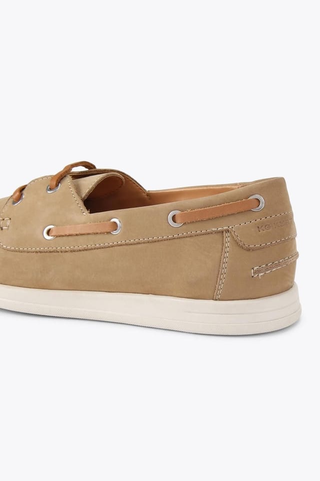 KG Kurt Geiger KG Kurt Geiger Men's 'Obi' Leather Shoes in Beige - 3