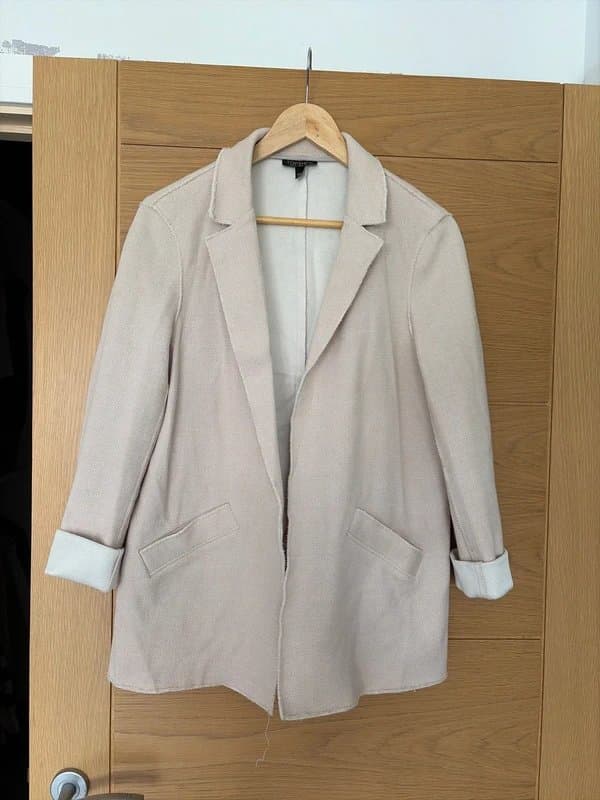 Topshop Cream blazer
