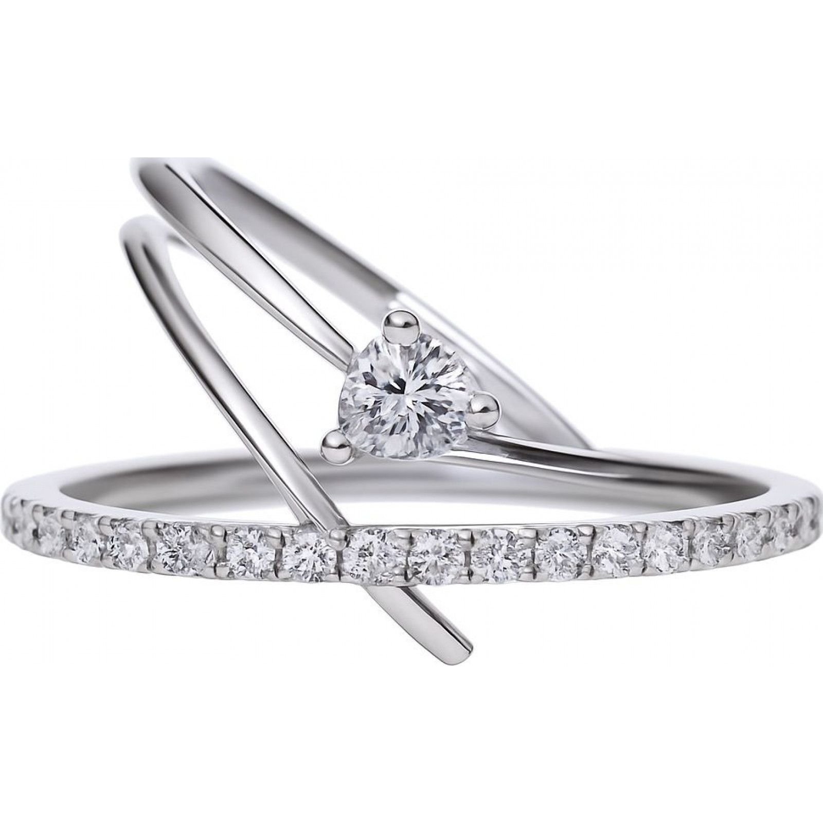 diamonfire Diamonfire Women's 6118391082175 Ring in Silver - 1