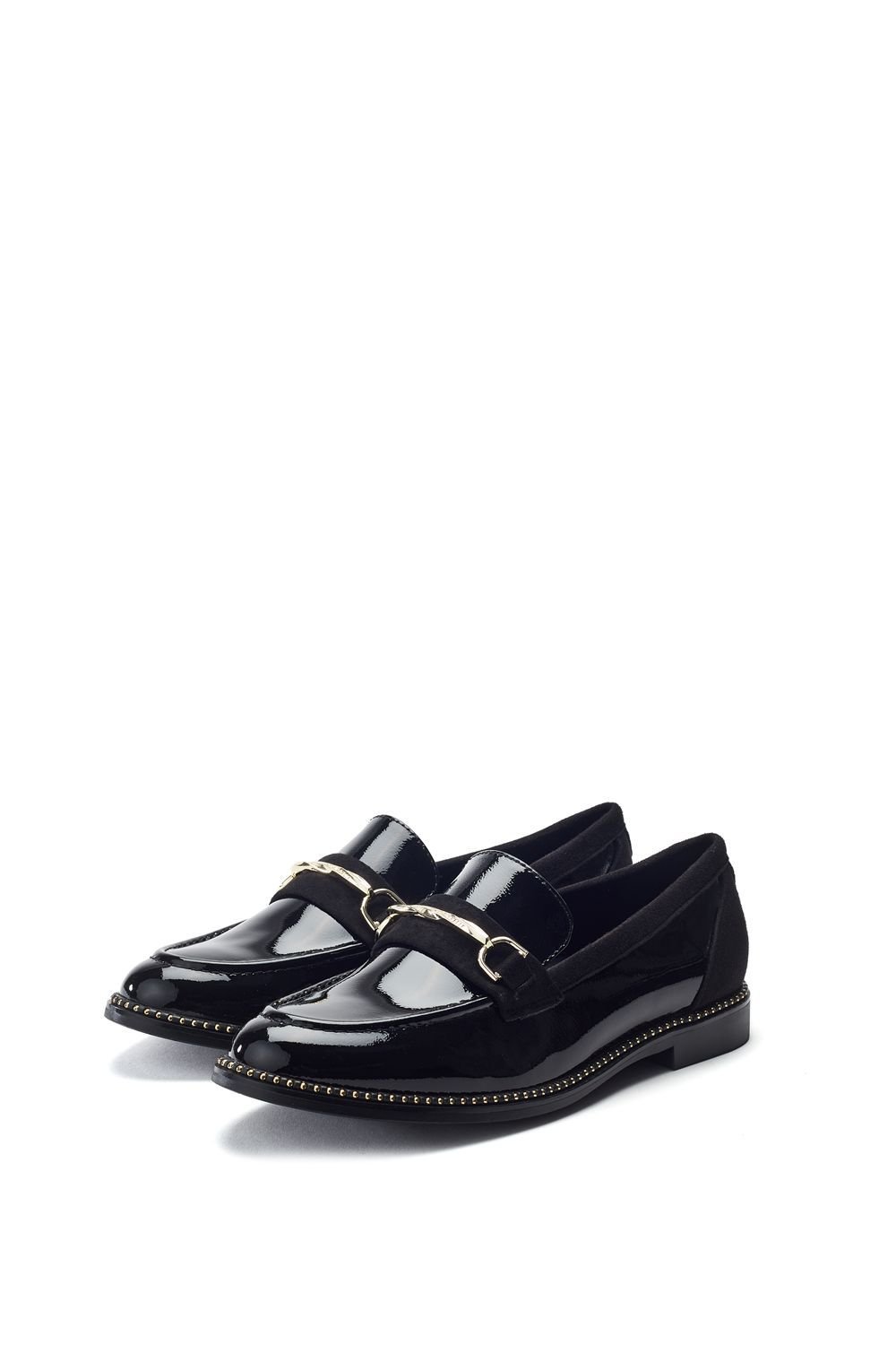 Moda In Pelle Moda In Pelle Women's 'Kinzey' Patent Leather Loafers in Black - 2