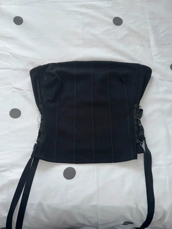 ASOS ASOS Design black corset top size 10