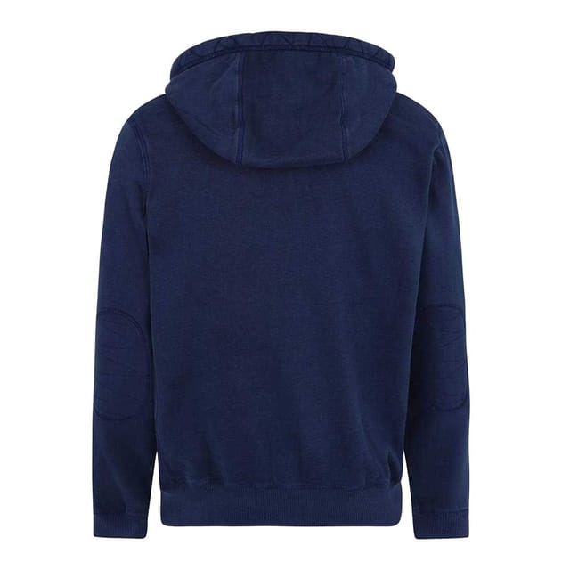Lazy Jacks Lazy Jacks Men's Drawstring Full Zip Hoodie in Dark Blue - 2