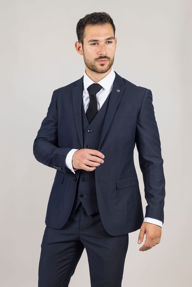 Paul Andrew Paul Andrew Men's Parker Tailored Fit Blazer in Navy - 3