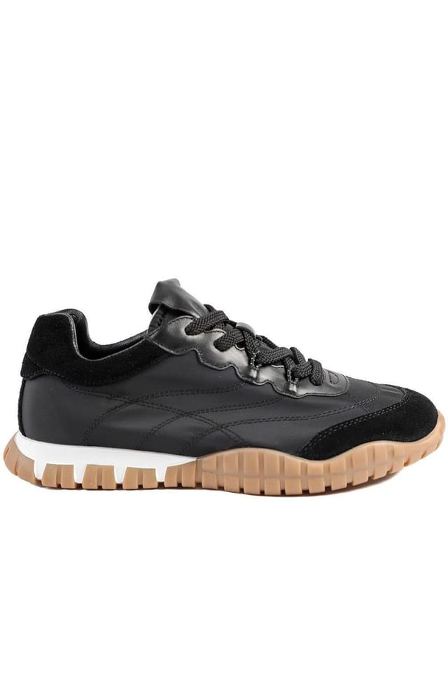 Jones Bootmaker Jones Bootmaker Women's Amaris Leather Trainers in Black - 2