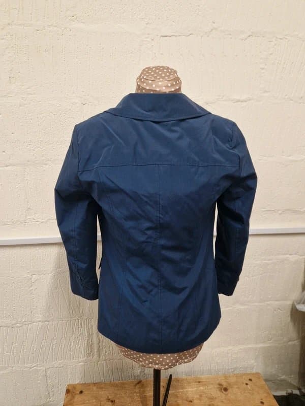 Bhs BHS Women's Navy Blue 3/4 Sleeve Blazer Jacket Size 8-10 - V148