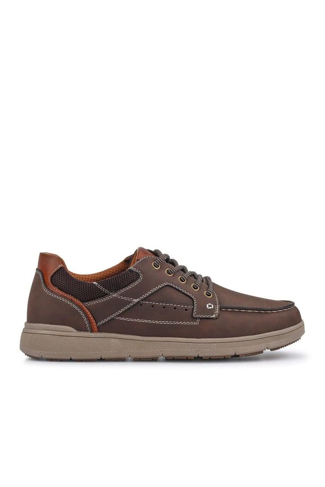 Pavers Pavers Men's Casual Lace Up Shoes in Brown - 2